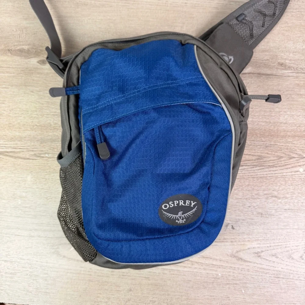 Osprey Veer Shoulder Bag Sling Crossbody Blue Gray Unisex OS